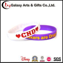 Personalizado de pulseras promocionales de silicona pulseras para regalos de promoción